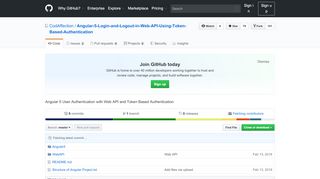 
                            9. Angular Authentication - GitHub