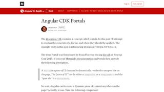 
                            5. Angular CDK Portals - Angular In Depth