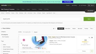 
                            2. Angular Portal Website Templates from ThemeForest