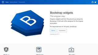 
                            3. Angular powered Bootstrap