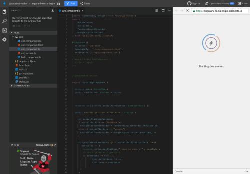 
                            4. angular5-social-login - StackBlitz