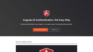 
                            2. AngularJS Authentication, the Easy Way - Auth0