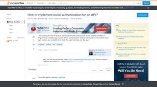 
                            1. angularjs - How to implement social authentication for an ...