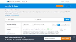 
                            8. Angular.js Jobs for August 2019 | Freelancer