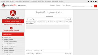 
                            8. AngularJS - Login Application