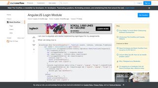 
                            6. AngularJS Login Module - Stack Overflow