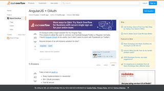 
                            9. AngularJS + OAuth - Stack Overflow