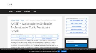 
                            4. ANIEF - Associazione Sindacale Professionale: Cos'è ...