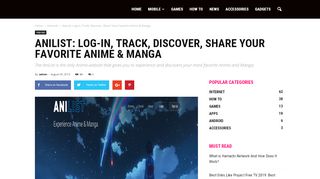 
                            3. AniList: Log-in, Track, Discover, Share Your …