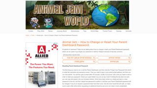 
                            5. Animal Jam - How to Change or Reset Your …