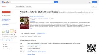 
                            8. Animal Models for the Study of Human Disease: Chapter 22. Animal ...