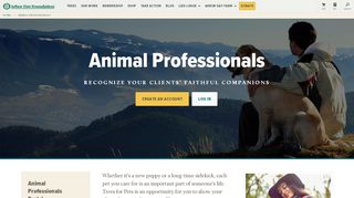 
                            6. Animal Professionals Portal - The Arbor Day Foundation