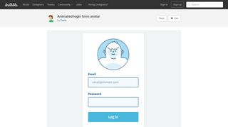 
                            1. Animated login form avatar by Darin on Dribbble