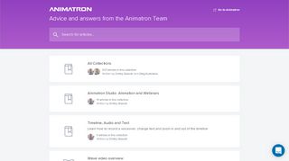 
                            8. Animatron Help Center