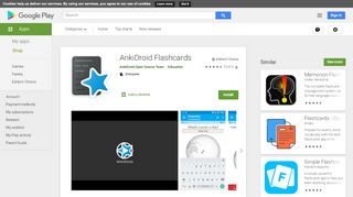 
                            3. AnkiDroid Flashcards - Apps on Google Play