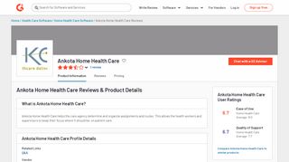 
                            7. Ankota Home Health Care Reviews 2019: Details, Pricing, & Features ...