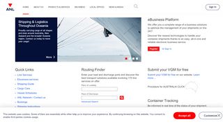 
                            8. ANL : Global carrier offering worldwide shipping …