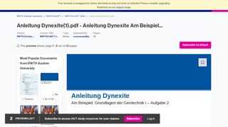 
                            5. Anleitung Dynexite(1).pdf - Anleitung Dynexite Am Beispiel ...