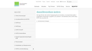 
                            4. Anmeldemedium festlegen - Datev