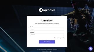 
                            4. Anmelden - iGroove