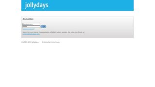 
                            5. Anmelden - jollydays.ch