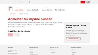 
                            1. Anmelden - myOne Online Account