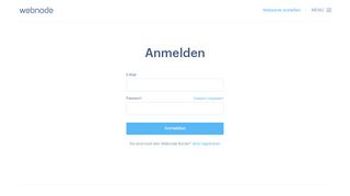 
                            5. Anmelden - Webnode