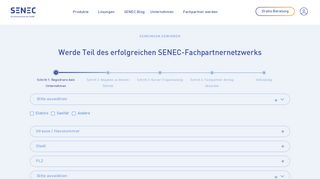 
                            2. Anmeldung Fachpartner - SENEC