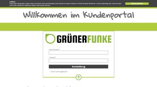 
                            5. Anmeldung | GrünerFunke Kundenportal