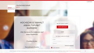 
                            9. Anmeldung im ANHALTSPUNKT KARRIERE - hs …