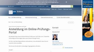 
                            4. Anmeldung im Online-Prüfungs-Portal - IHK Koblenz