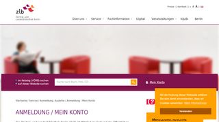 
                            7. Anmeldung / Mein Konto - Zentral- und …