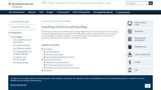 
                            4. Anmeldung, Rücksetzen und Abmeldung - BMF