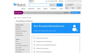 
                            3. Anmeldung und Konto | eBook.de > Hilfe