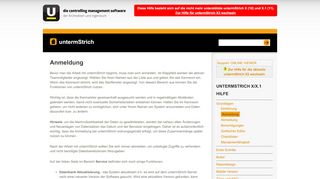 
                            3. Anmeldung · untermStrich