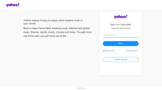 
                            4. Anmeldung - Yahoo Mail