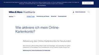 
                            4. Anmeldung zum Online-Kartenkonto | Miles & More …