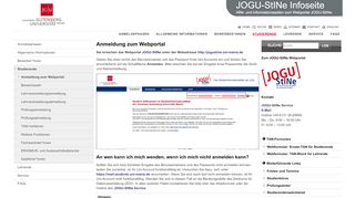 
                            5. Anmeldung zum Webportal | Hilfe- und Informationsseiten ...