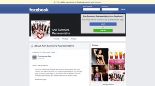 
                            8. Ann Summers Representative | Facebook