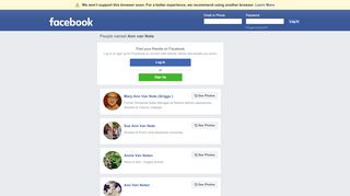 
                            9. Ann van Note Profiles | Facebook