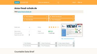 
                            5. Anna-freud-schule.de: Startseite - easycounter.com