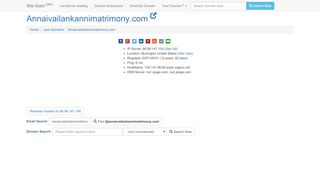 
                            9. Annaivailankannimatrimony.com - site-stats.org