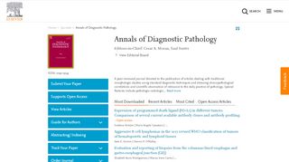 
                            6. Annals of Diagnostic Pathology - Journal - Elsevier