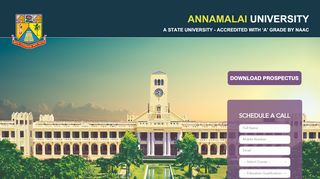 
                            6. Annamalai University – Registration