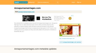 
                            7. Annapurna Marriage S (Annapurnamarriages.com) - Telugu ...