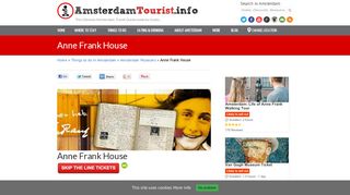 
                            10. Anne Frank House Information & Tickets - AmsterdamTourist.info