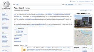 
                            8. Anne Frank House - Wikipedia