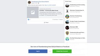 
                            5. Announcing new parent portal. Visit:... - Chambersburg Area ...
