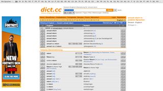 
                            4. annual return | Übersetzung Englisch-Deutsch