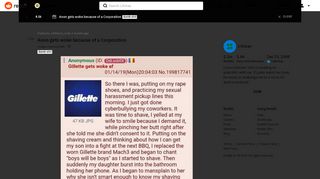 
                            8. Anon gets woke because of a Corporation : 4chan